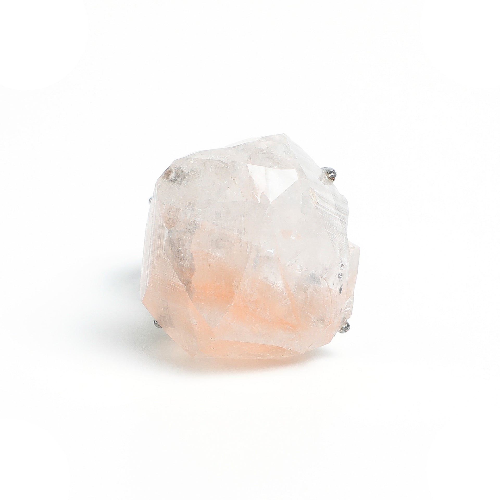 Diamond Rose Calcite Ring