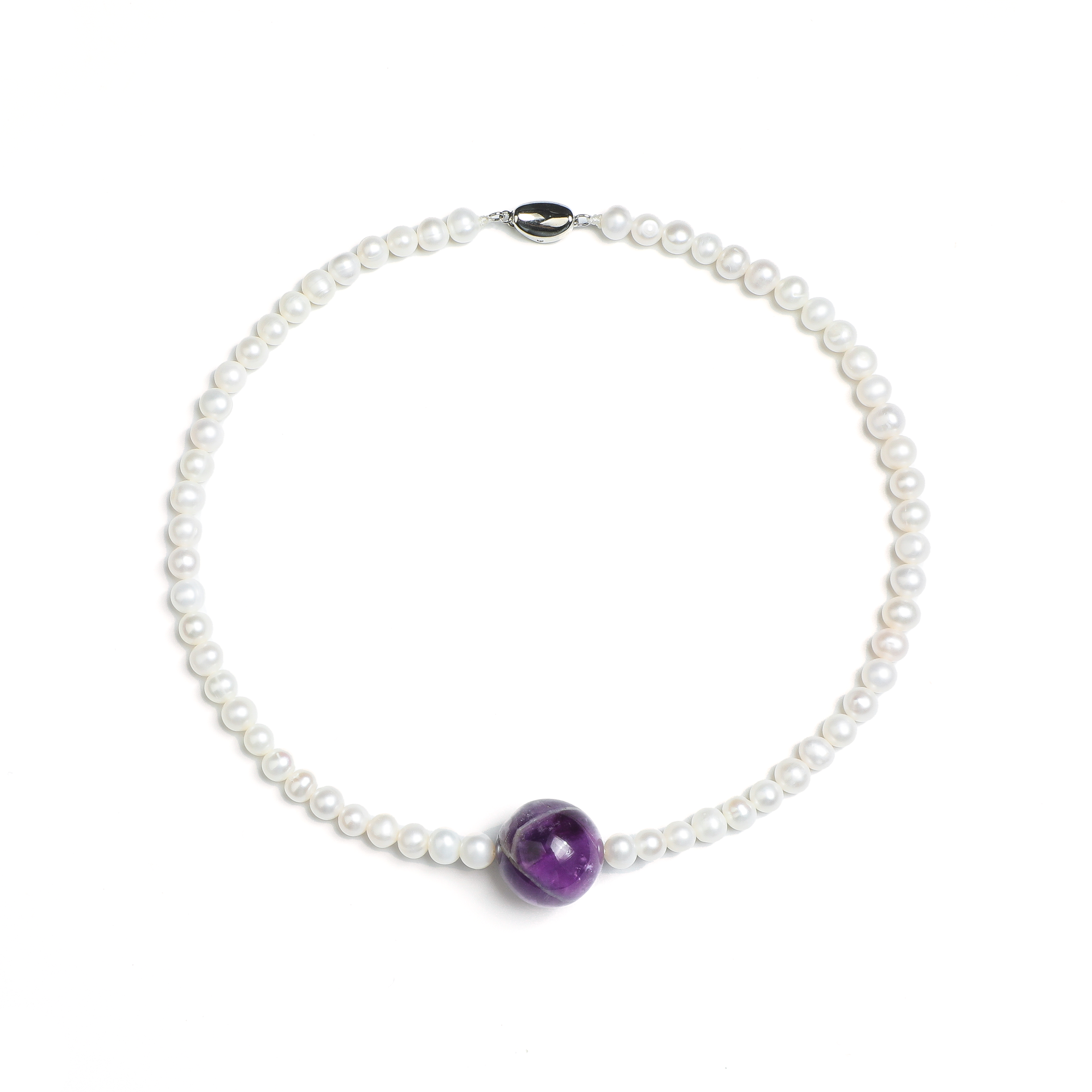 Luminous Revival Collection
Amethyst & Pearl Revival Necklace