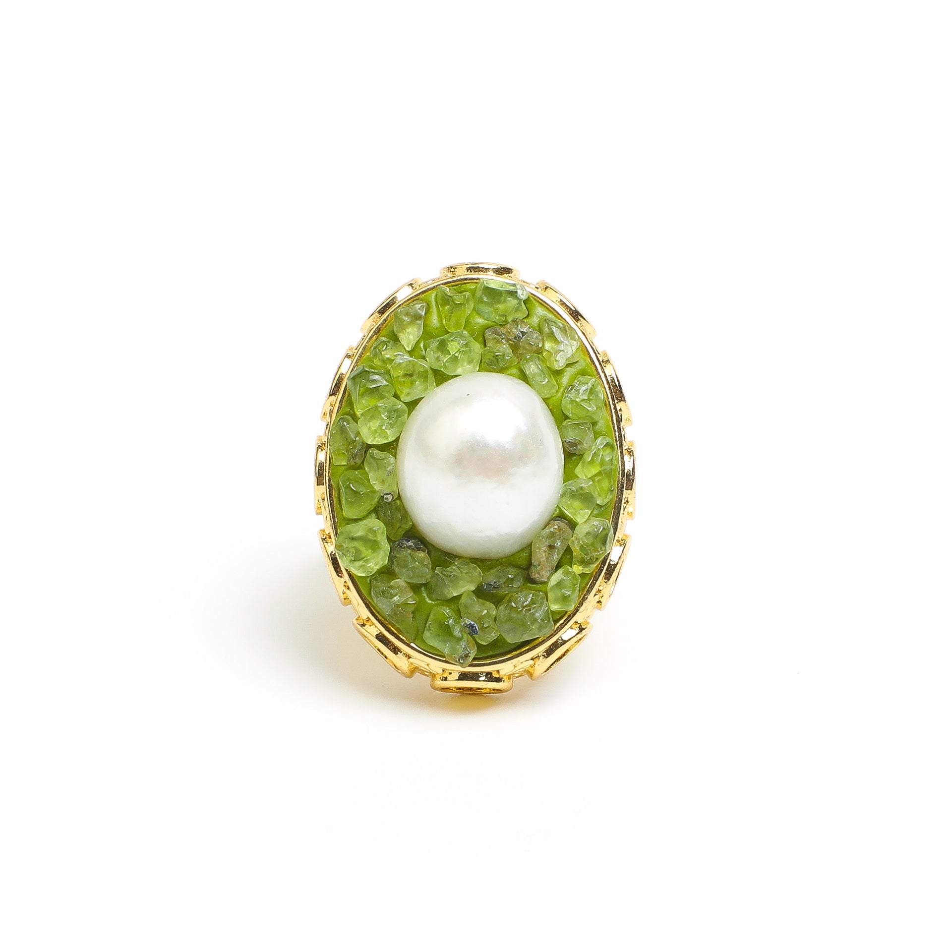 Verdant Pearl Ring
AL-RG-023