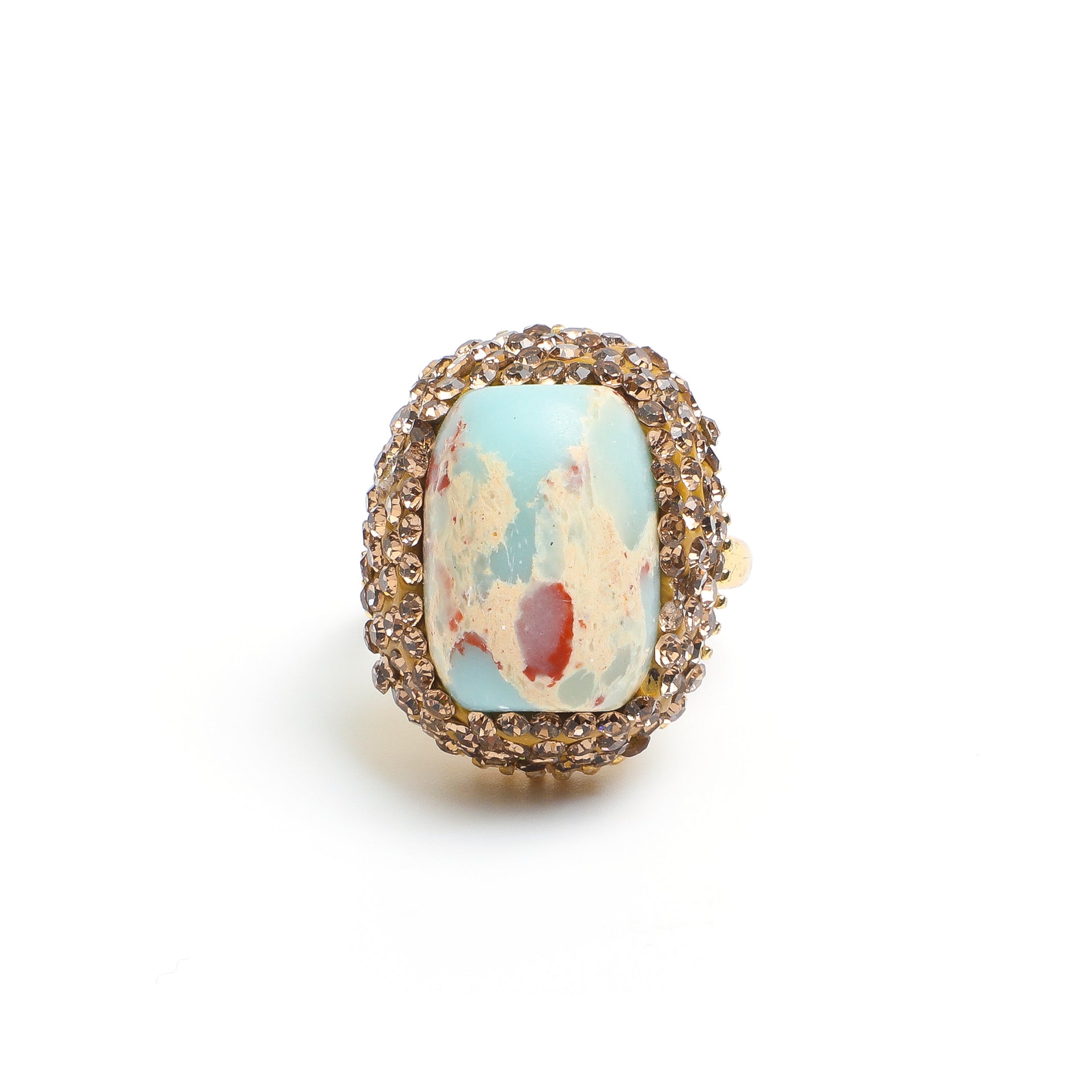 Celestial Daisy Chalcedony Ring
AL-RG-028