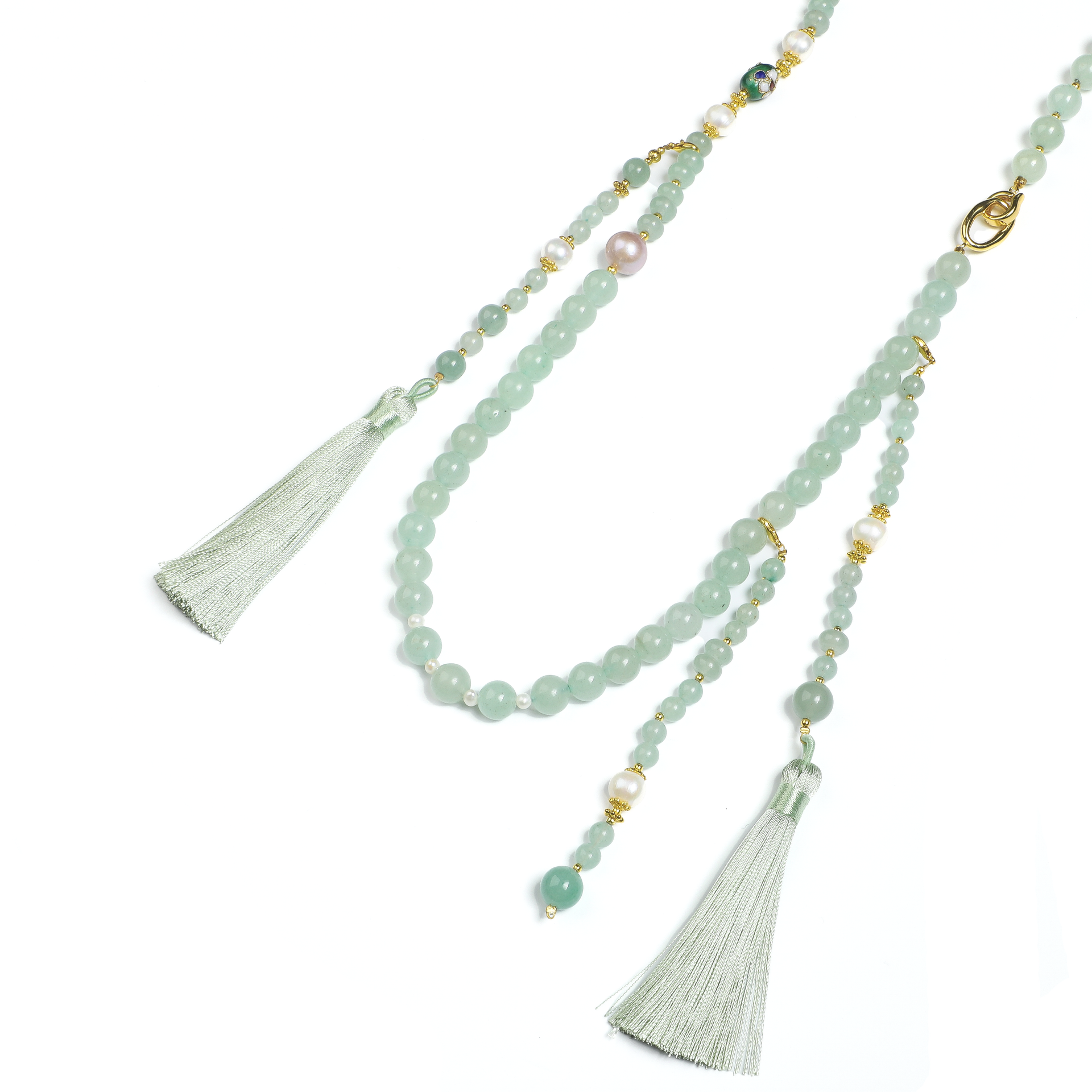 Zen Jade Long Necklace