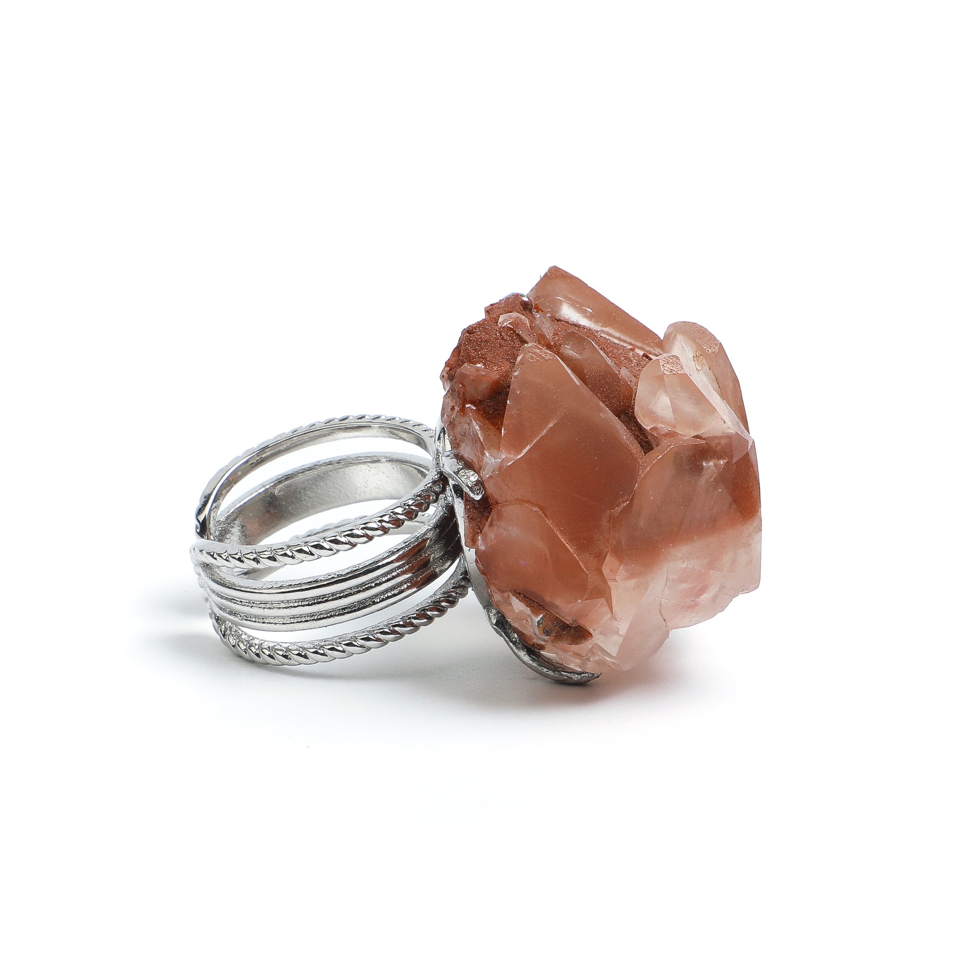 Daye Rose Calcite Ring