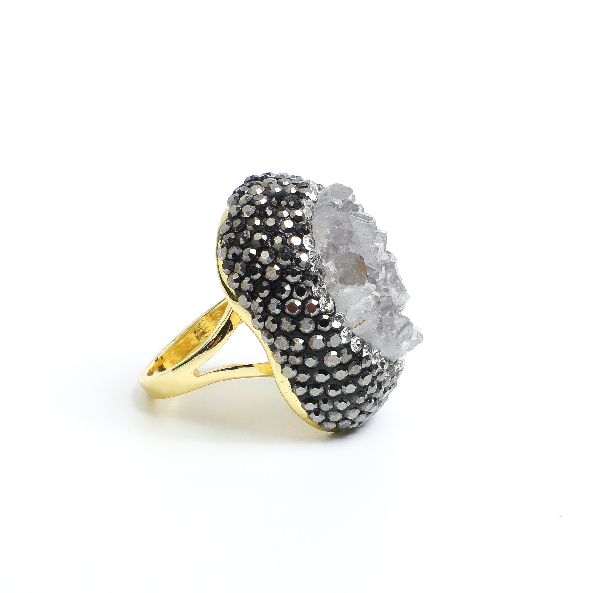 Ash Aura Crystal Ring
AL-RG-054