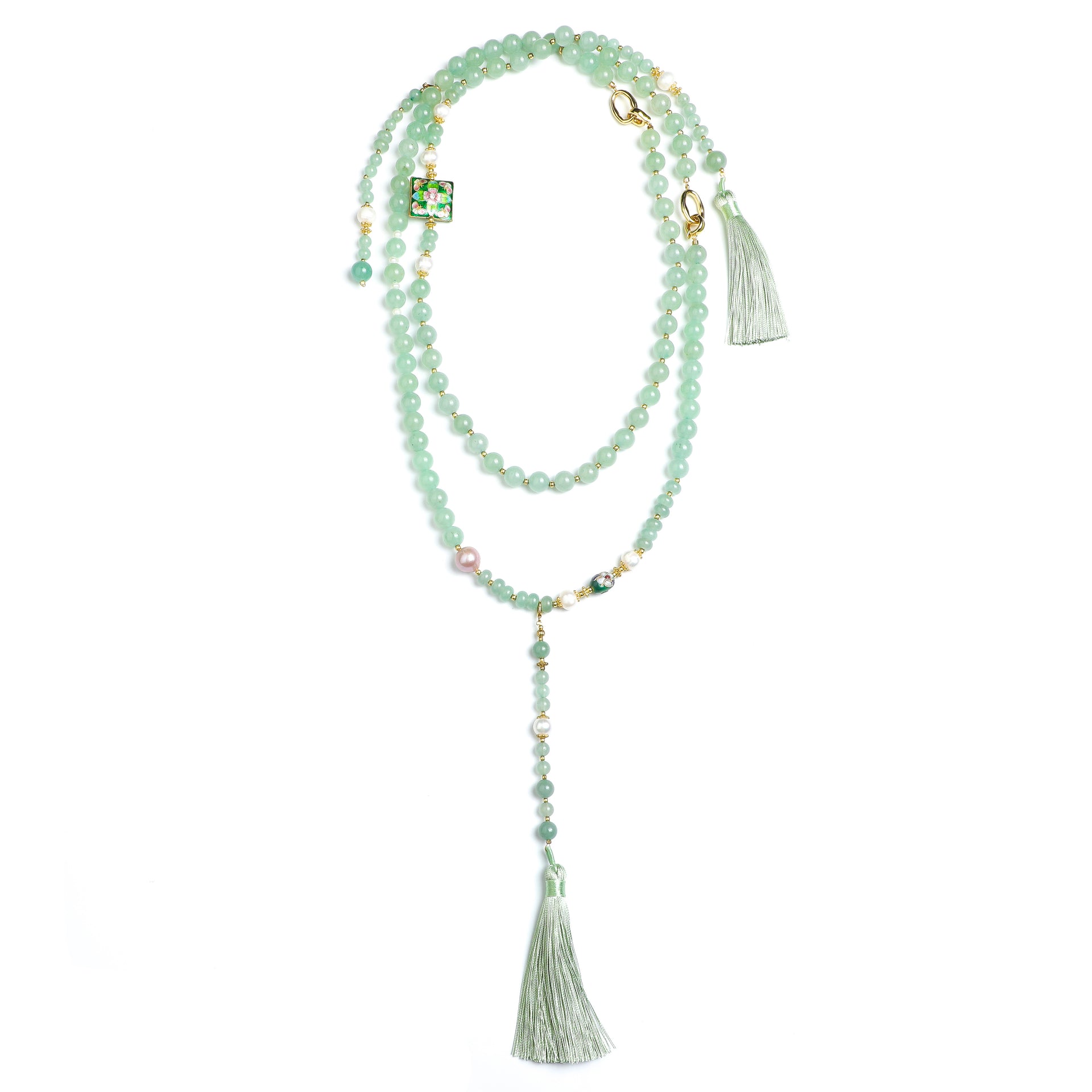 Zen Jade Long Necklace