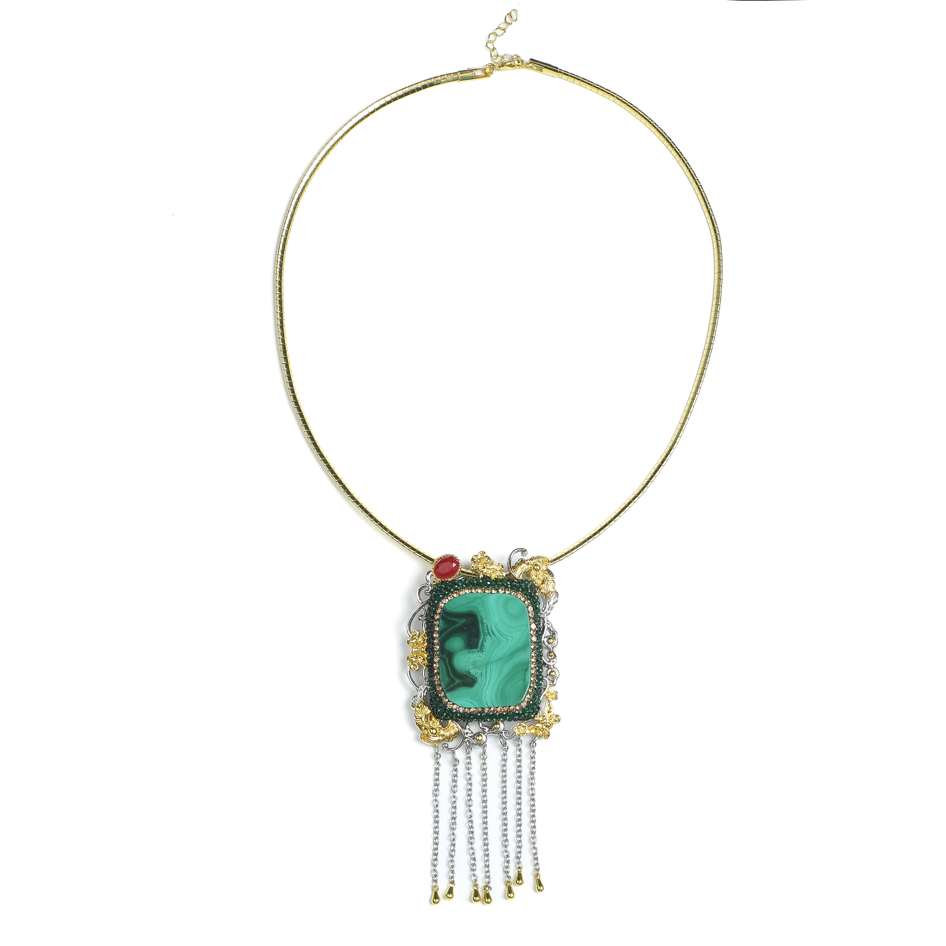 Zen Earthy Elegance Natural Agate Tassel Necklace