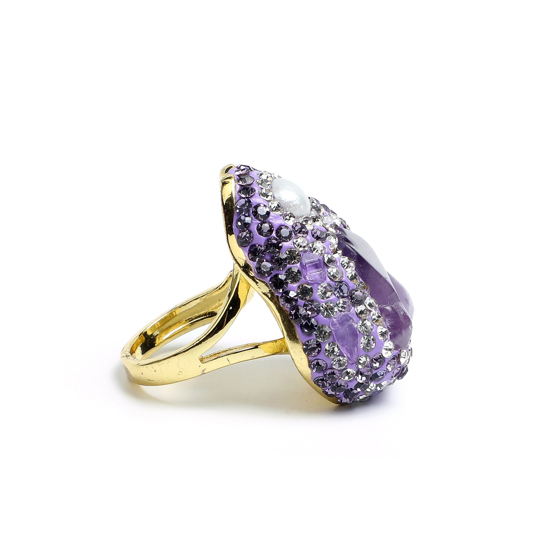 Architectural Amethyst Ring
AL-RG-012