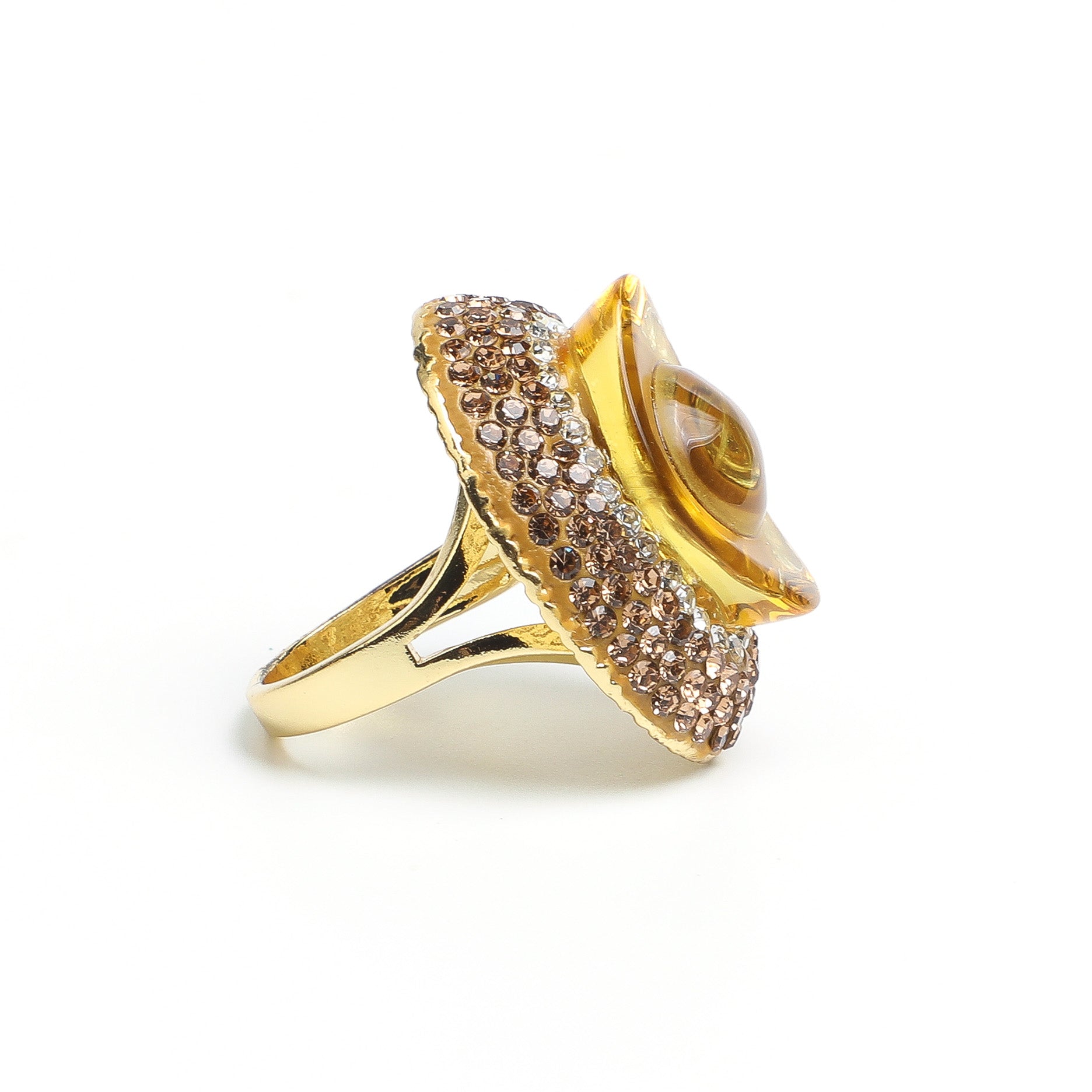 Carved Citrine Ingot Ring
AL-RG-039