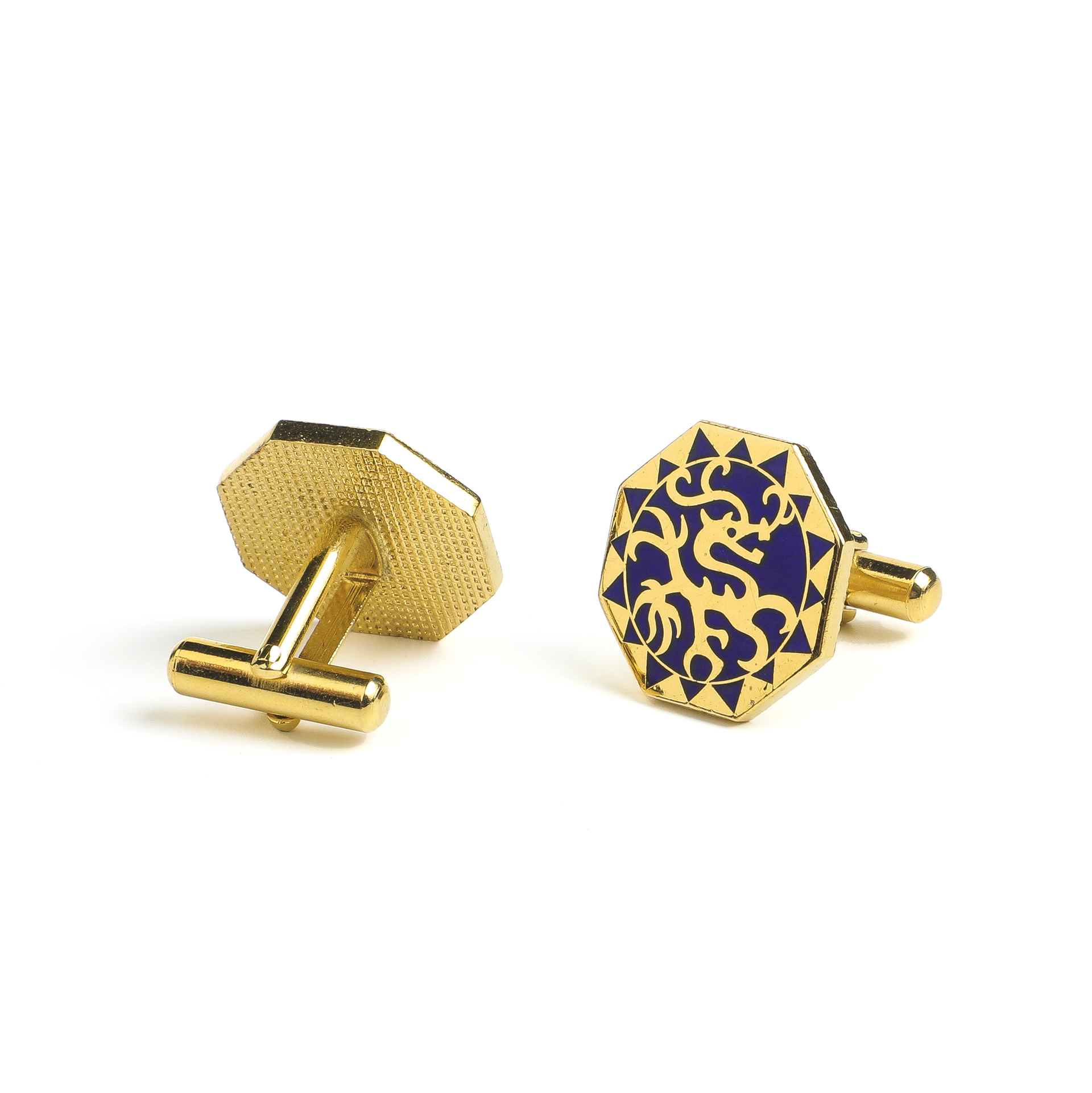 ARTLUMINNA | Japanese Vintage Openwork Dragon Cufflinks