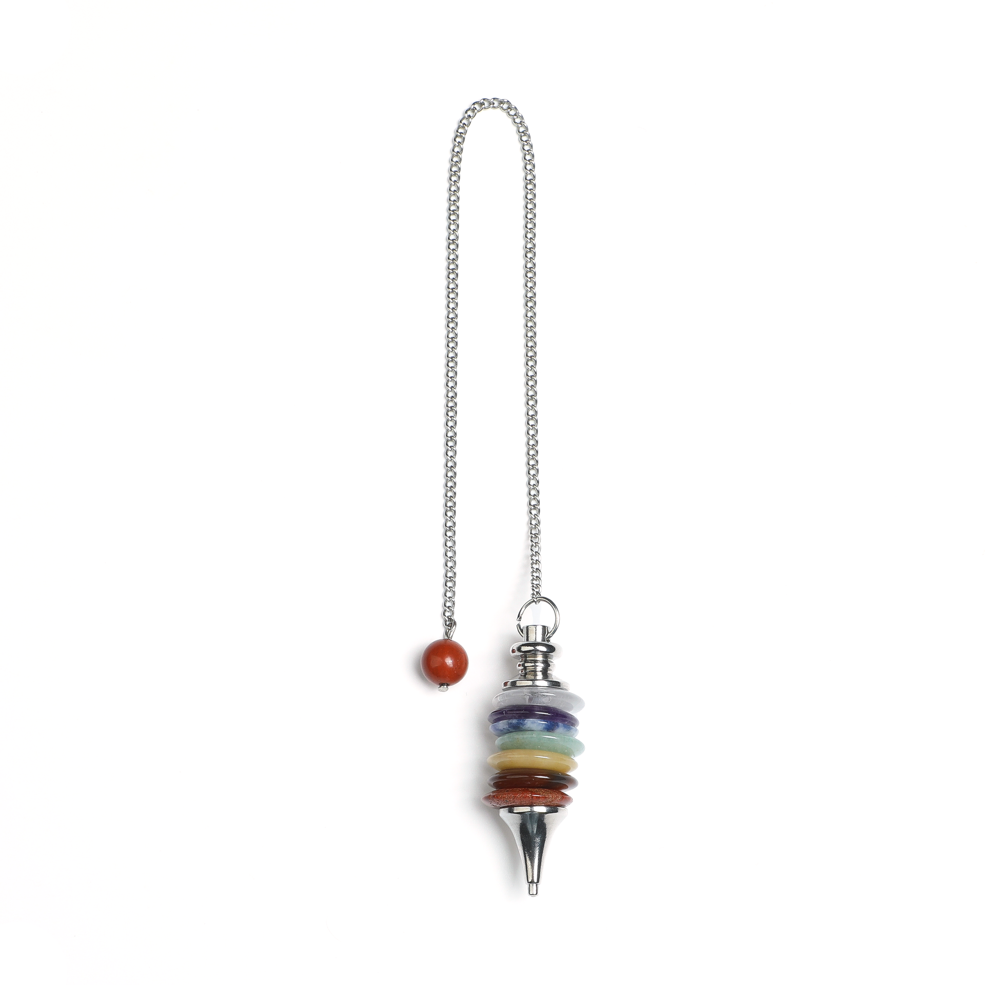 Natural Rainbow Crystal Pendulum
