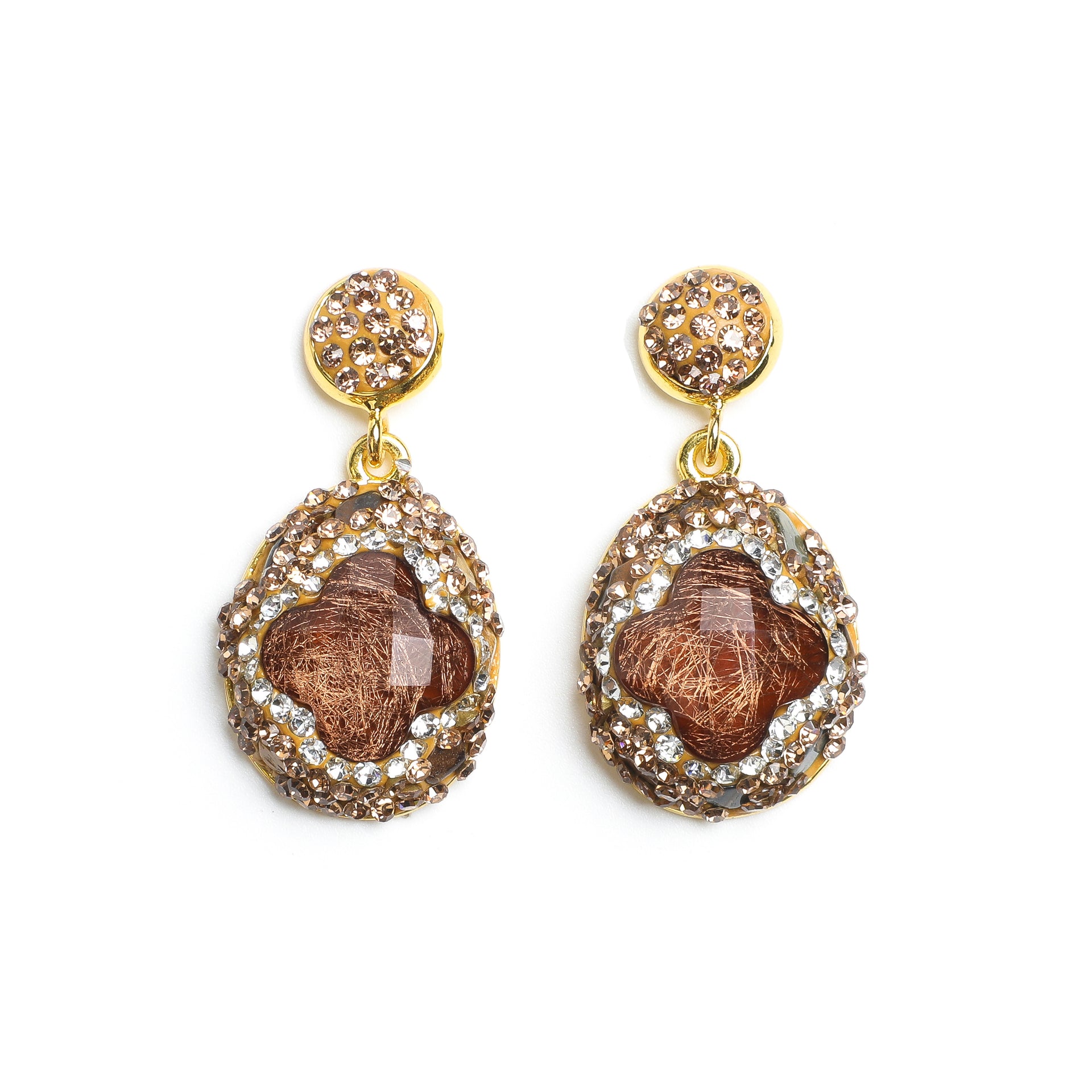 ARTLUMINNA Masterpiece Collection Celestial Clover Earrings 
AL-ER-017