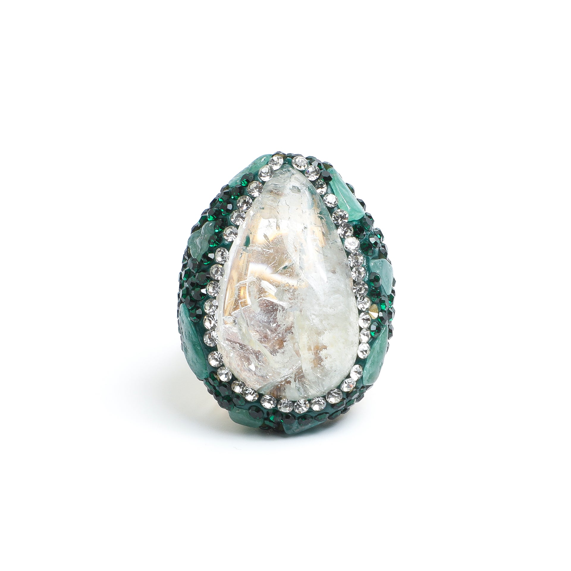 Sea Blue Whispers · Water Drop Tassel Earrings
AL-RG-062