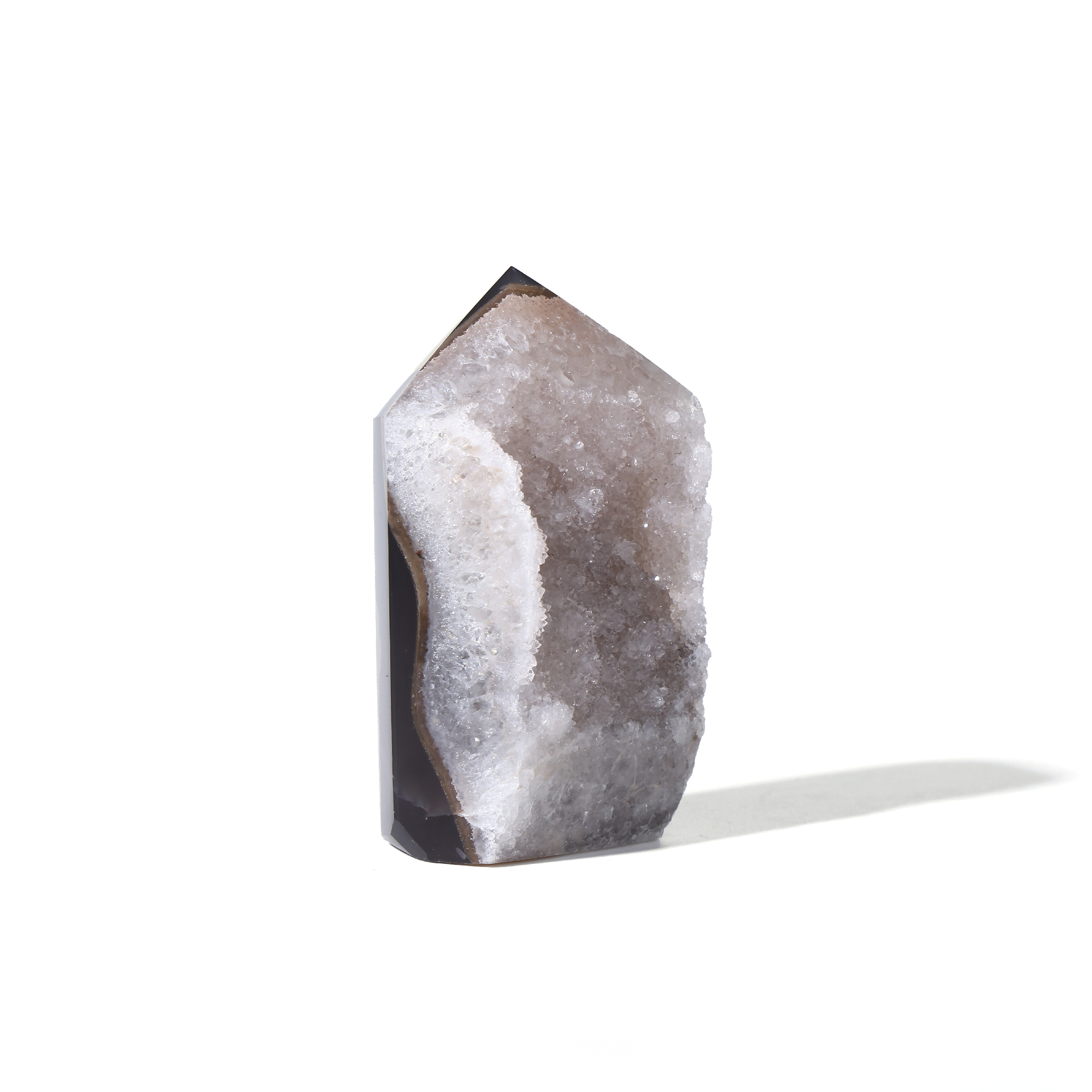 Pure Geode Pillar Crystal