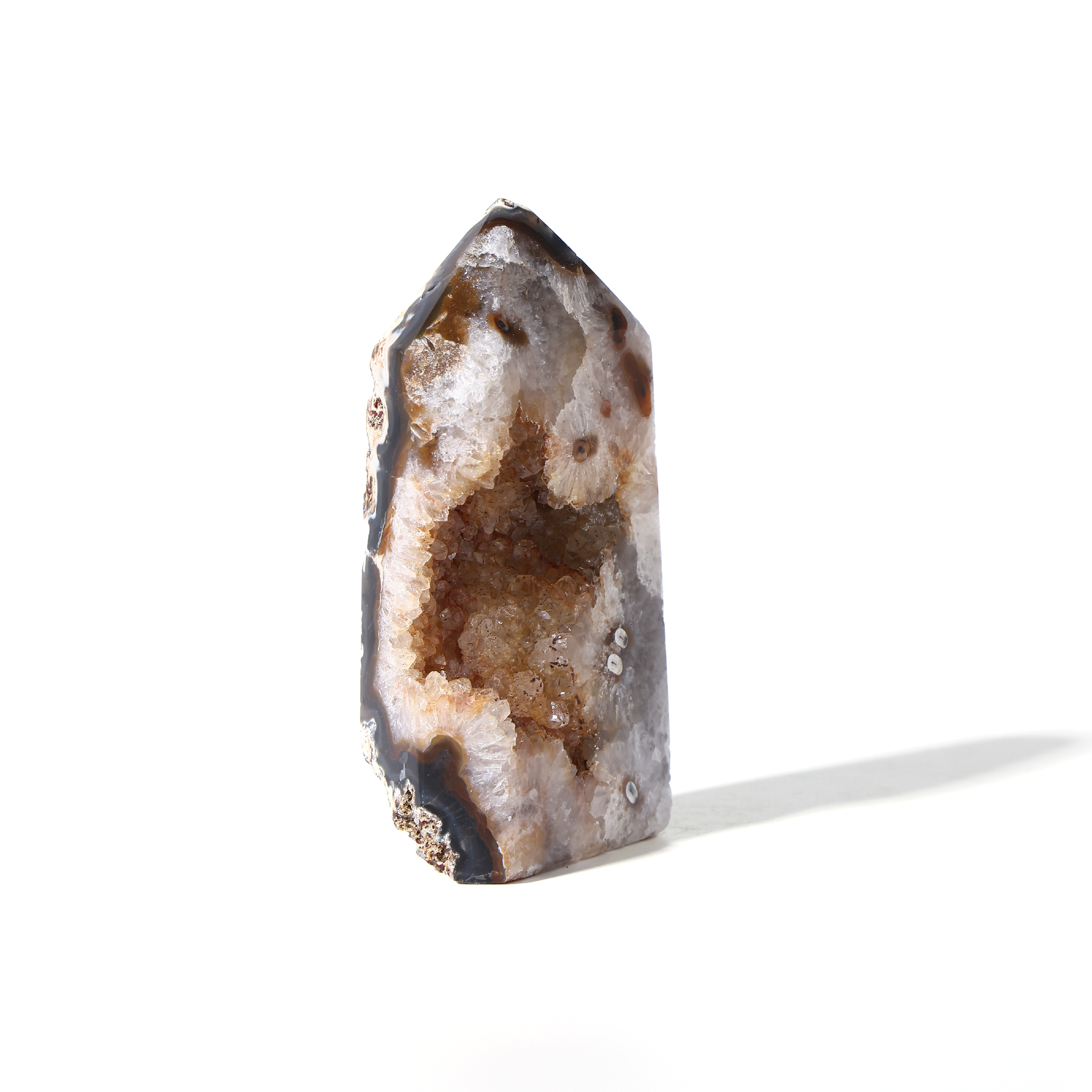 Golden Bloom Monolith Crystal