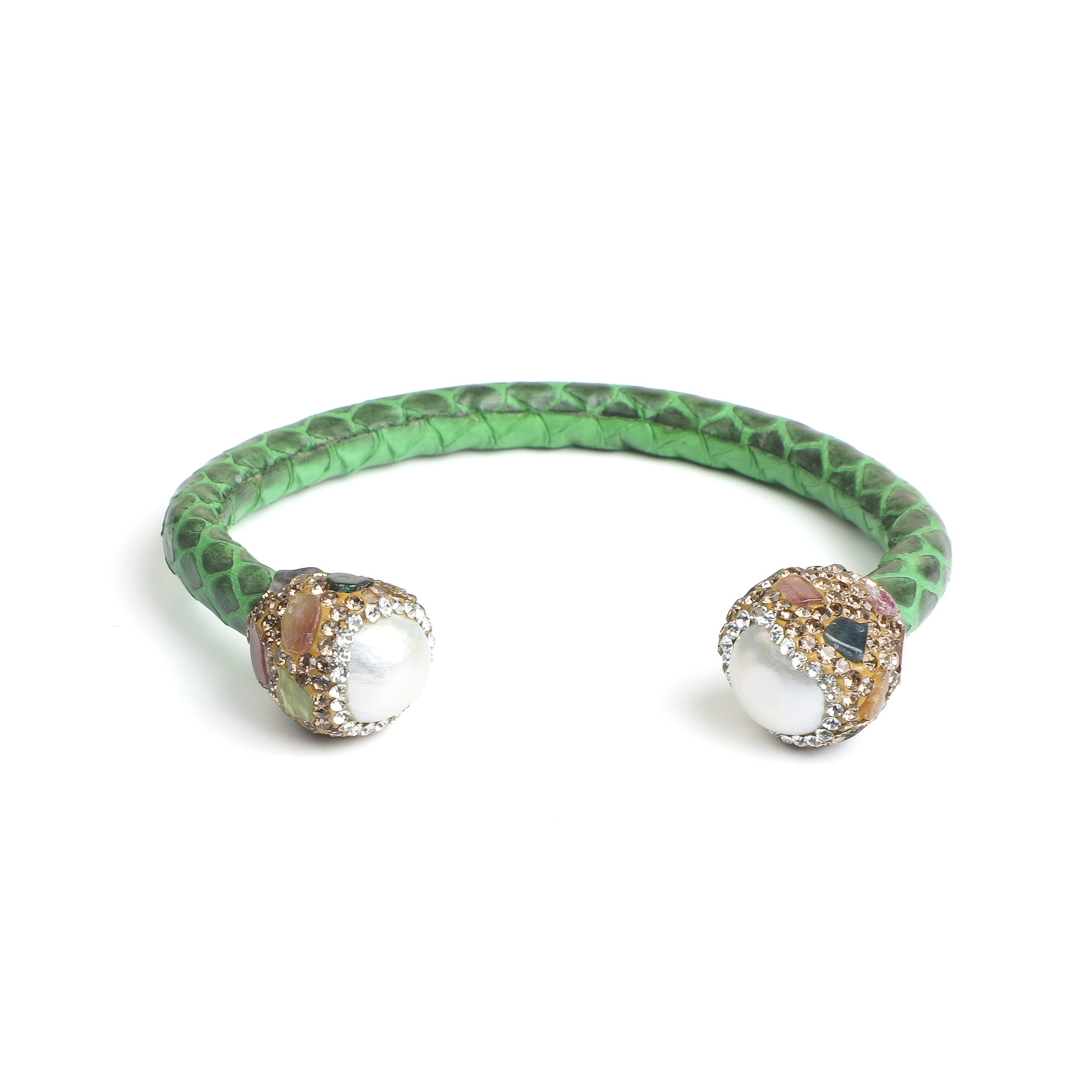 ARTLUMINNA Masterpiece Collection 
Mediterranean Verde Bangle 
AL-BG-010