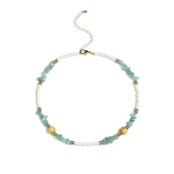 Zen Jade & Pearl Interval Necklace
