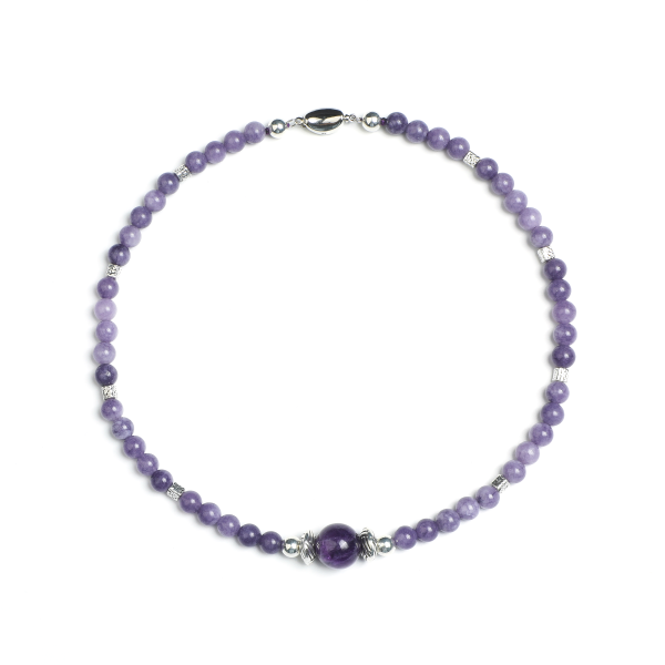 Luminous Revival Collection Royal Purple Crystal Necklace