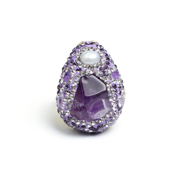 Architectural Amethyst Ring AL-RG-012
