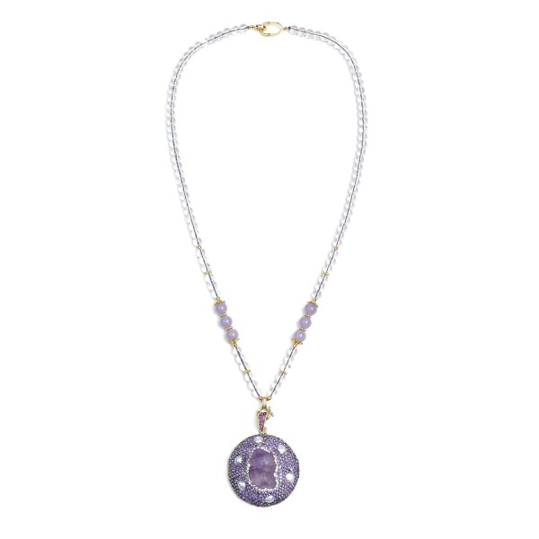 ARTLUMINNA Masterpiece Collection Celestial Amethyst Necklace  AL-MC-005