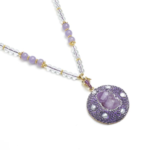 ARTLUMINNA Masterpiece Collection Celestial Amethyst Necklace  AL-MC-005