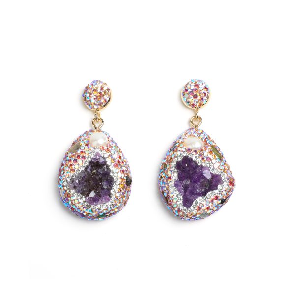 ARTLUMINNA Masterpiece Collection  Artistic Teardrop Earrings AL-ER-019