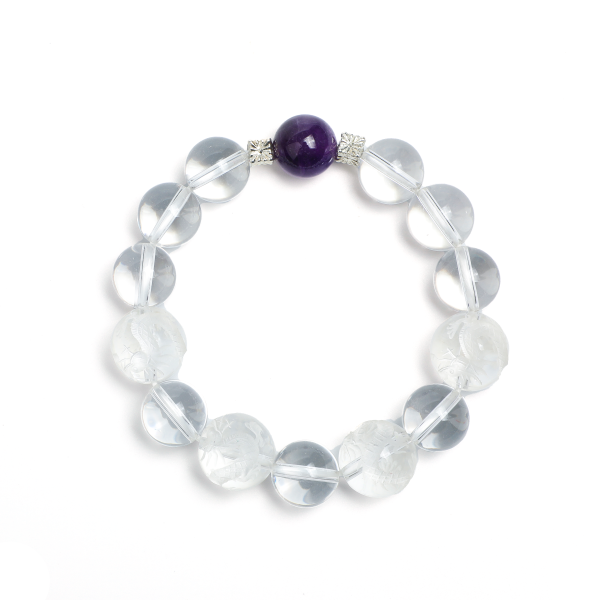 Luminous Revival Collection  Dragon & Phoenix Crystal Bracelet