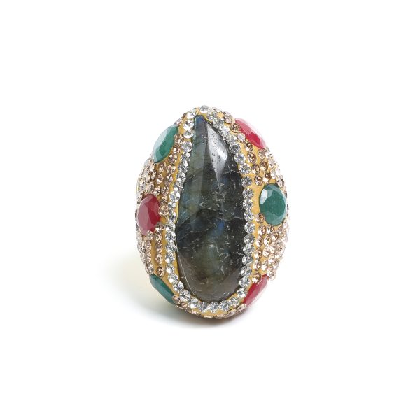 Green Phantom Secret Realm · Olive Bead Earrings AL-RG-064