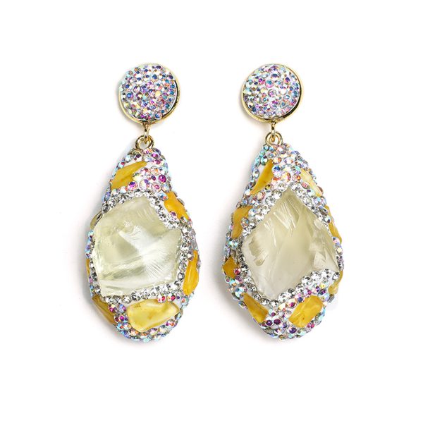 ARTLUMINNA Masterpiece Collection  Solar Contrast Earrings  AL-ER-015