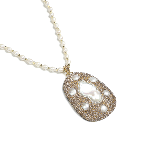 ARTLUMINNA Masterpiece Collection Lunar Baroque Necklace  AL-MC-011